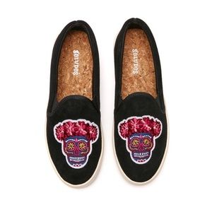 Soludos Day of the Dead slip on